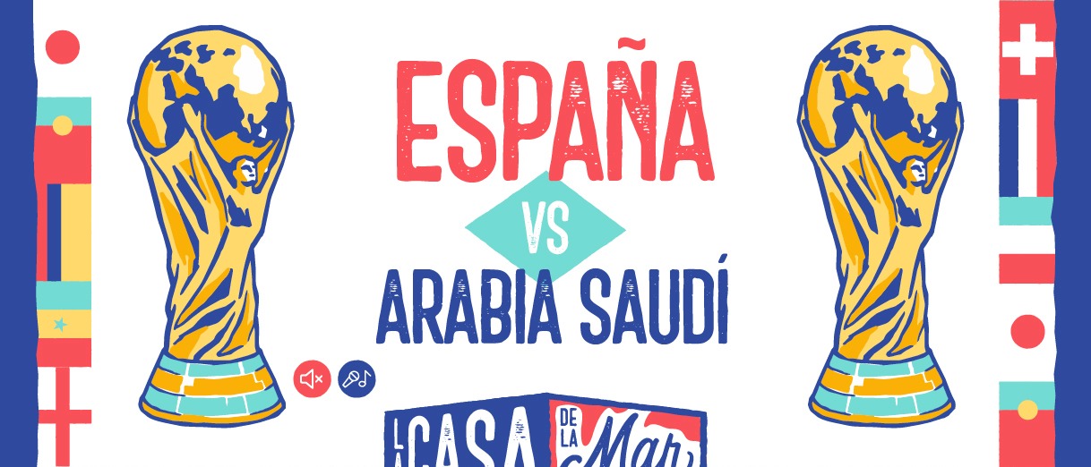 MUNDIAL A LA MAR: ESPAÑA - ARABIA SAUDÍ