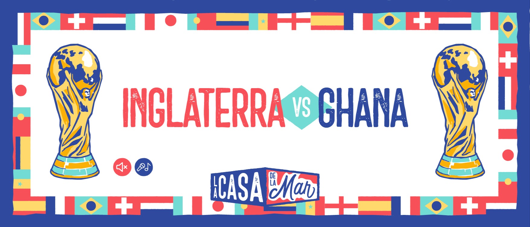 MUNDIAL A LA MAR: INGLATERRA - GHANA