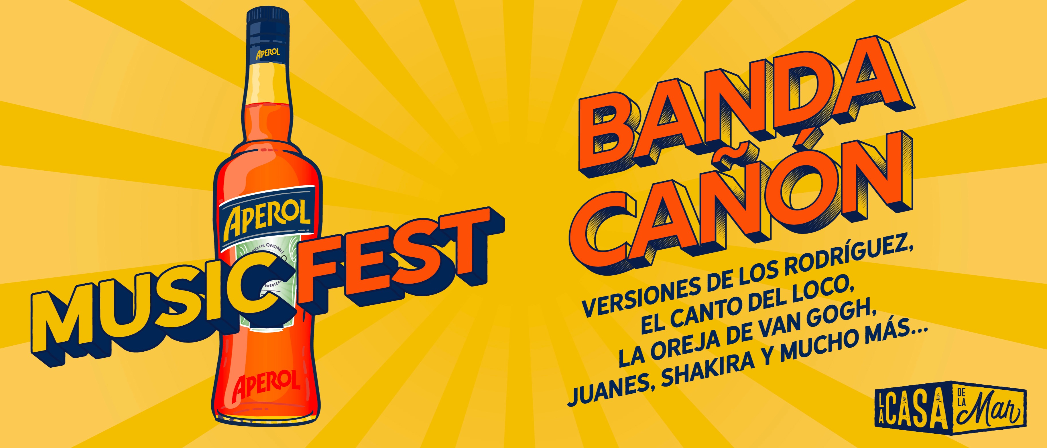 LA BANDA CAÑÓN: Versiones de Los Rodríguez, El Canto del Loco, La Oreja de Van Gogh, Juanes, Shakira y mucho más...