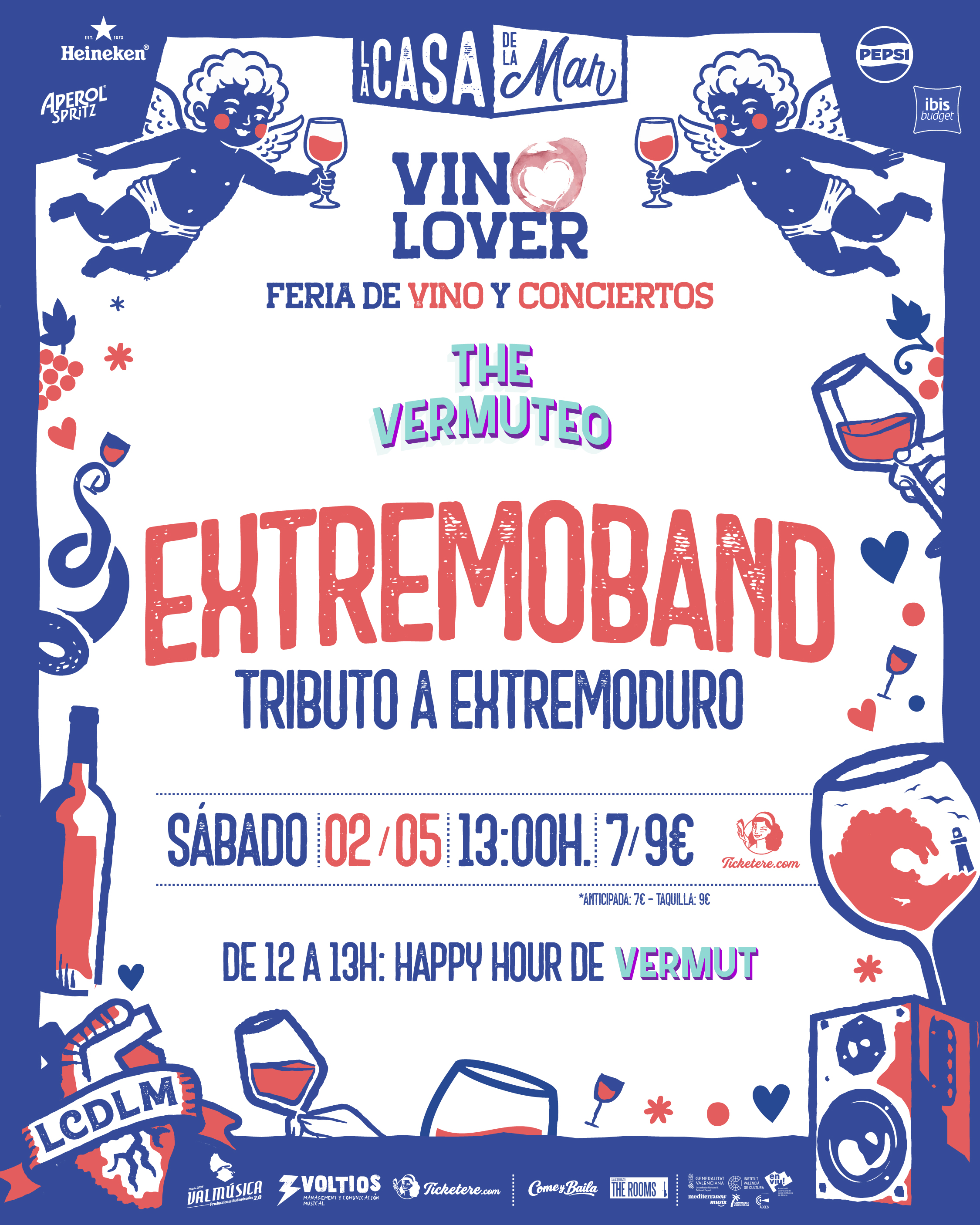 Cartel de EXTREMOBAND: TRIBUTO A EXTREMODURO