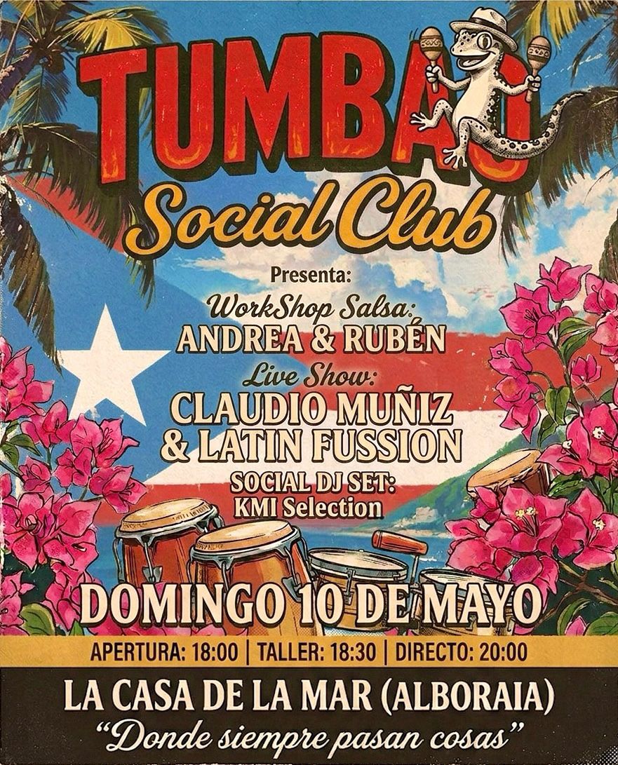 Cartell de EL TUMBAO SOCIAL CLUB: SALSA, BACHATA Y ALGO MÁS...
