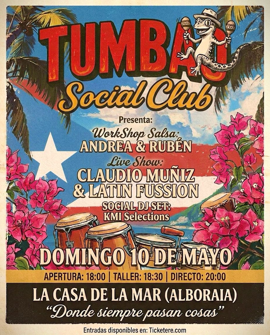 Cartel de EL TUMBAO SOCIAL CLUB: SALSA, BACHATA Y ALGO MÁS...