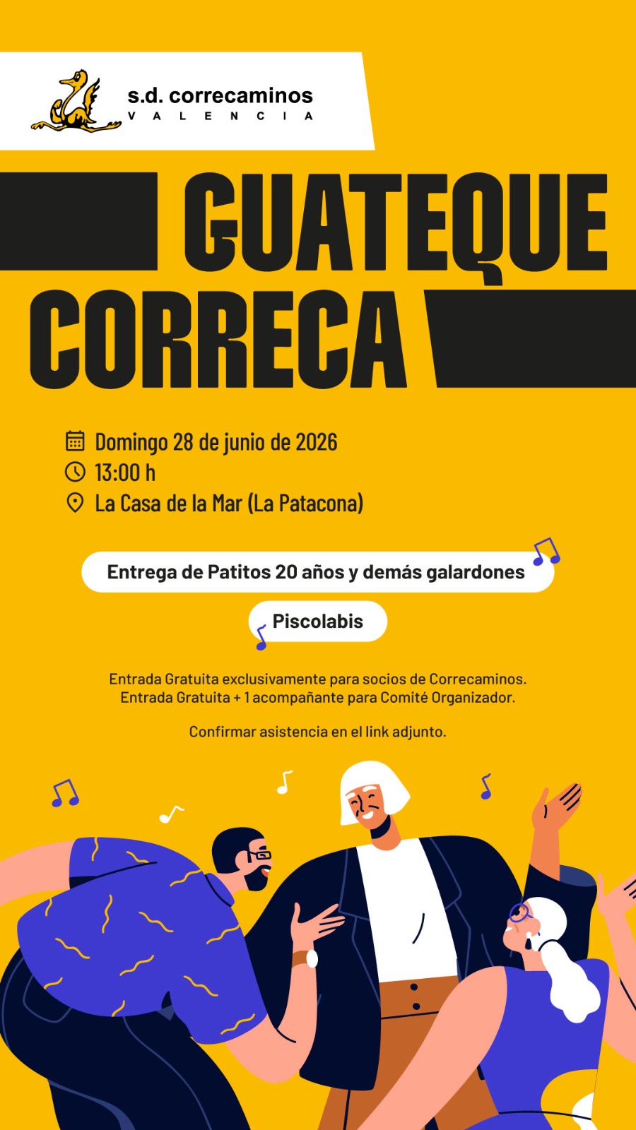 Cartel de GUATEQUE CORRECA