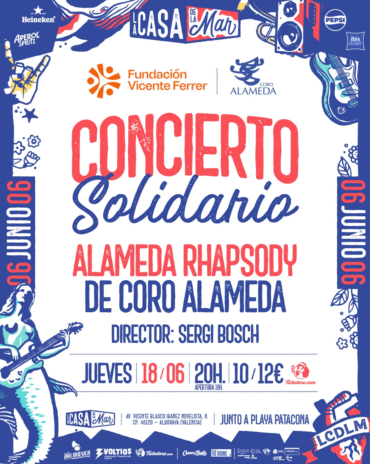 Cartell de EVENTO SOLIDARIO FUNDACIÓN VICENTE FERRER: CORO ALAMEDA