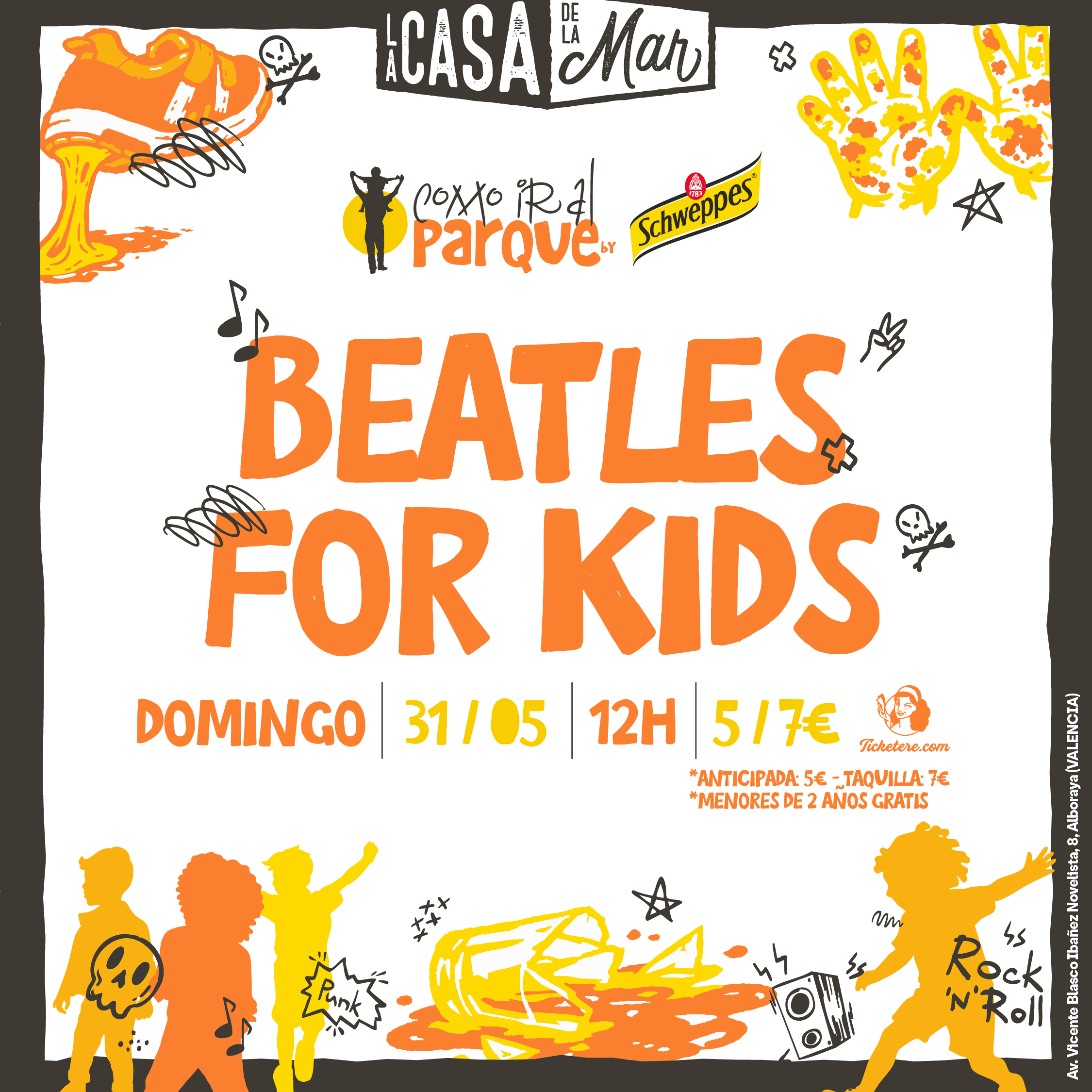Cartell de COMO IR AL PARQUE: BEATLES FOR KIDS