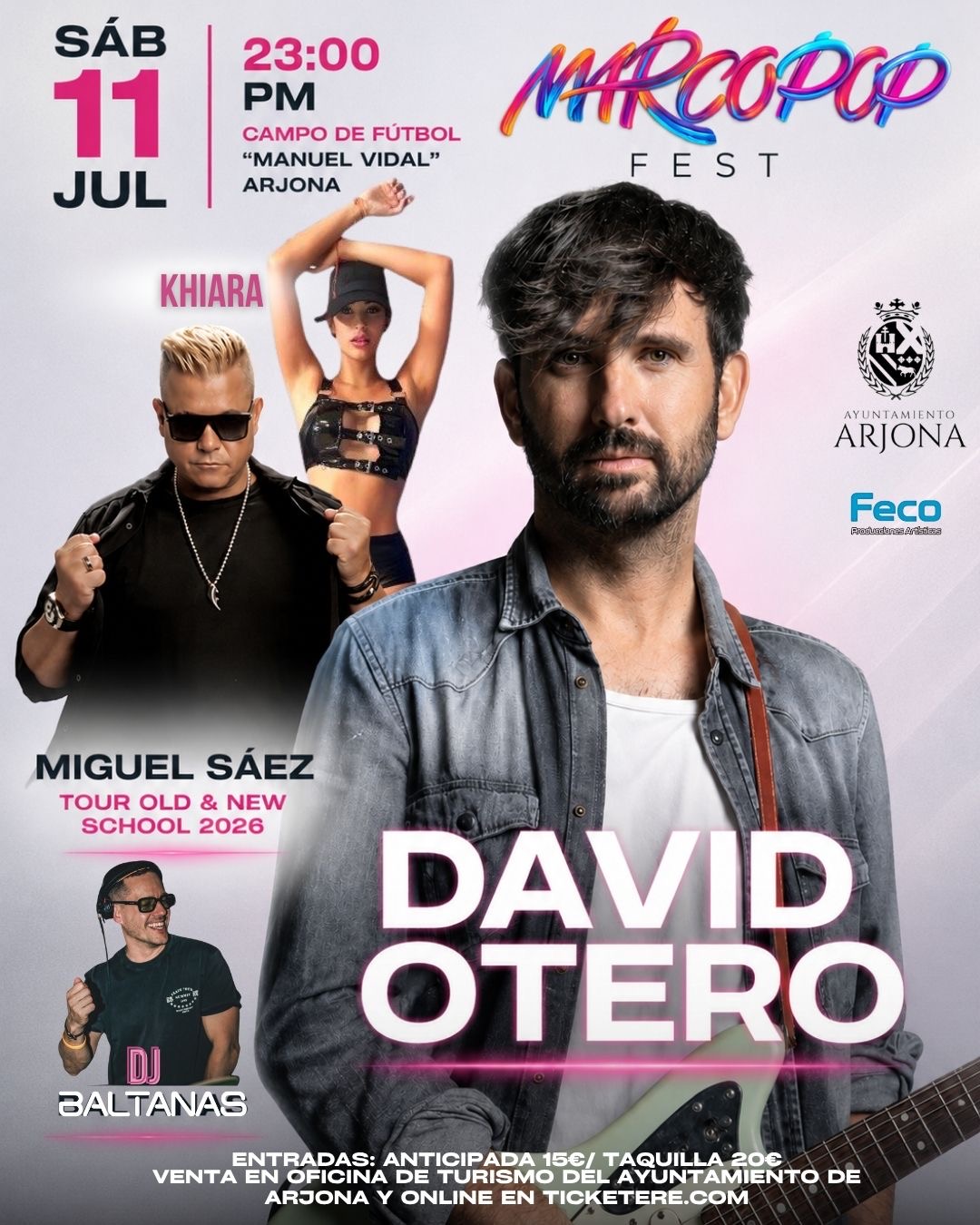Poster for MARCO POP FEST: DAVID OTERO
