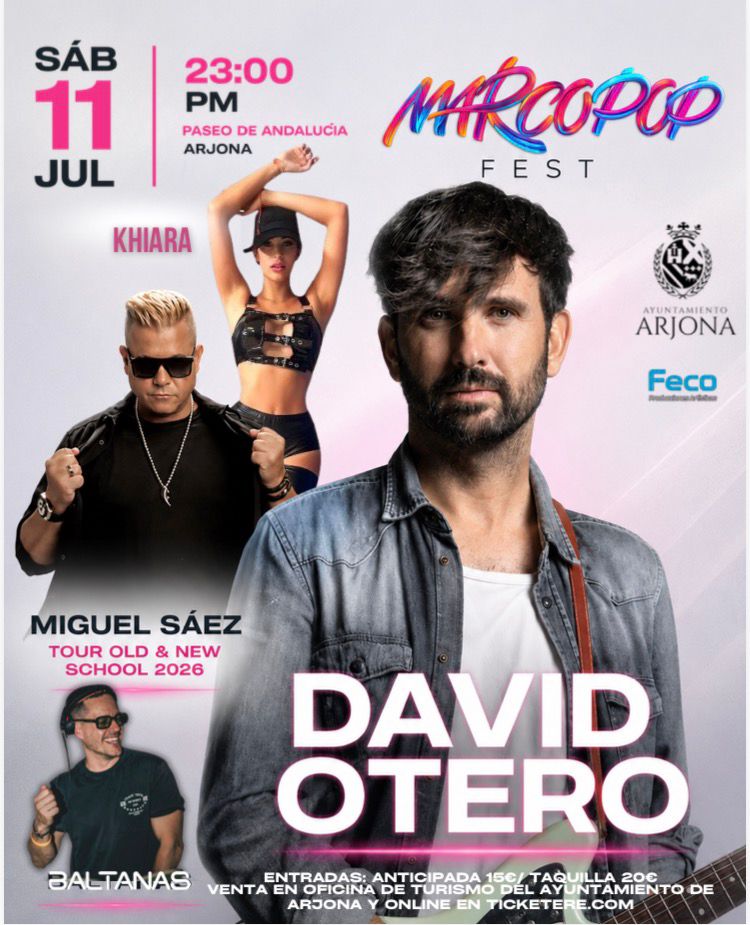 Poster for MARCOPOP FEST: DAVID OTERO