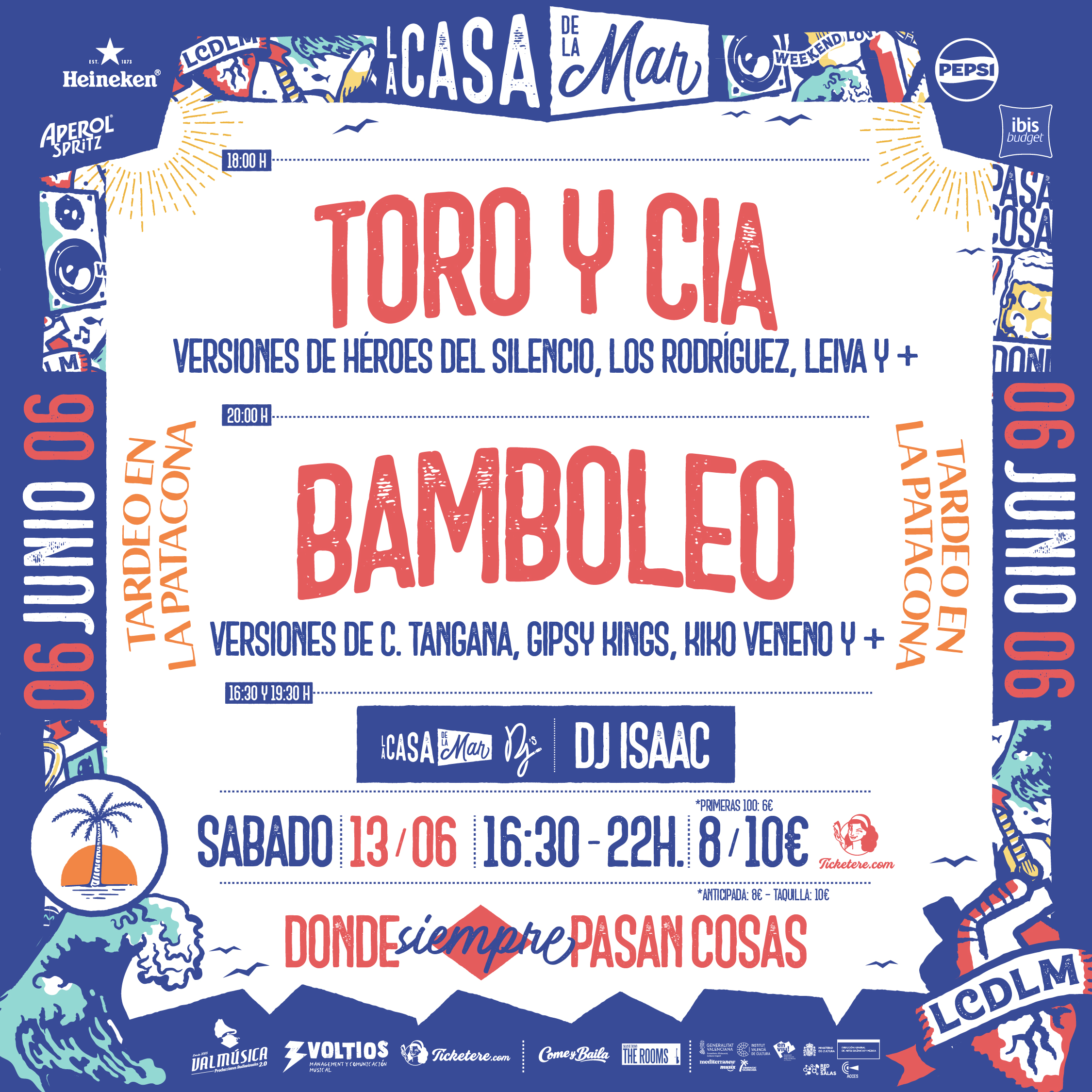Cartel de BAMBOLEO + TORO Y CÍA