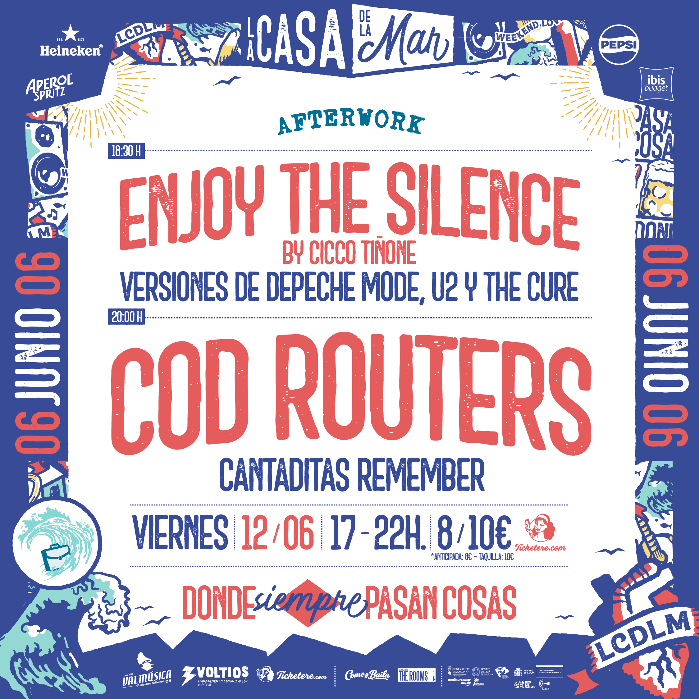 Poster for COD ROUTERS + ENJOY THE SILENCE