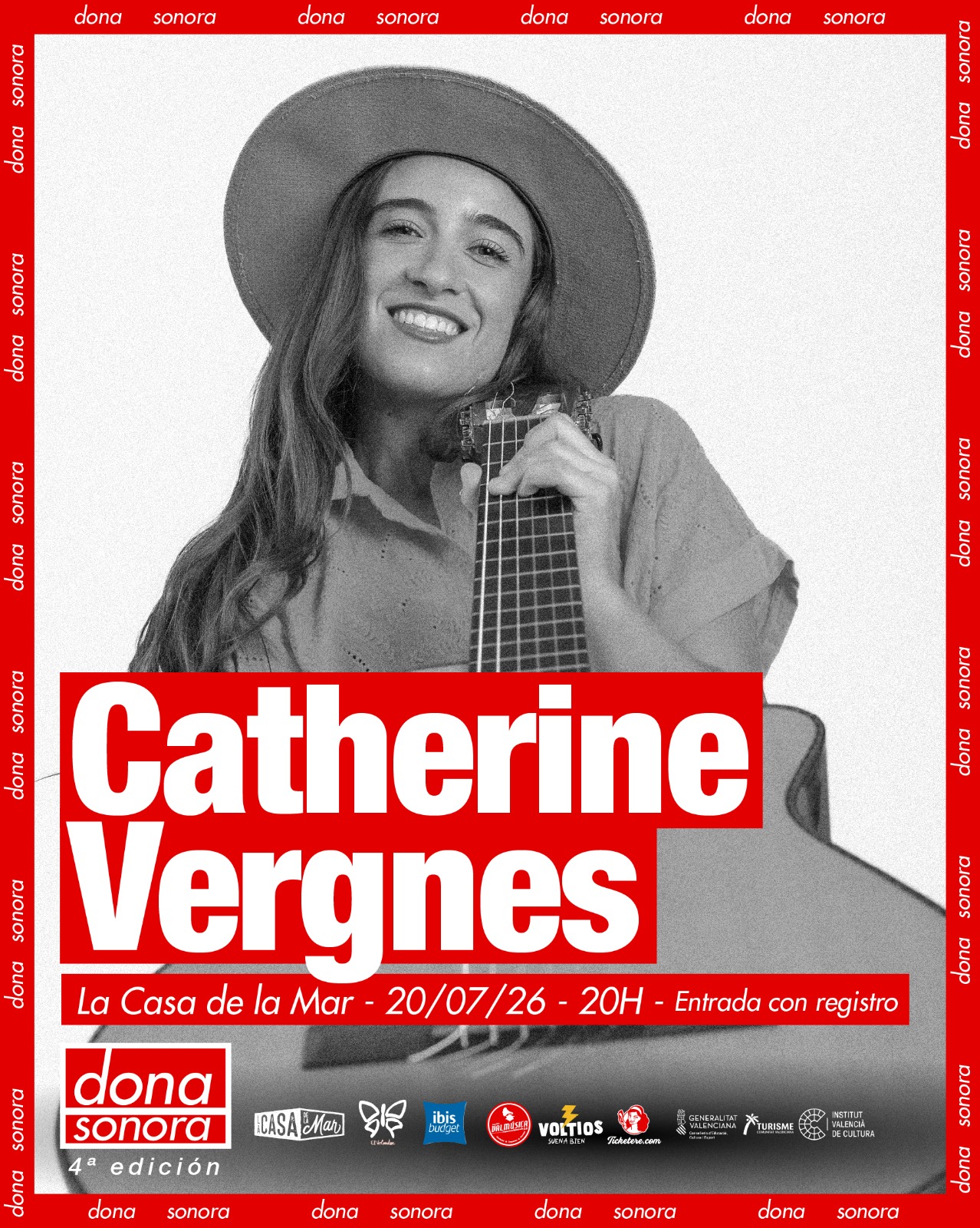 Cartel de CATHERINE VERGNES - DONA SONORA