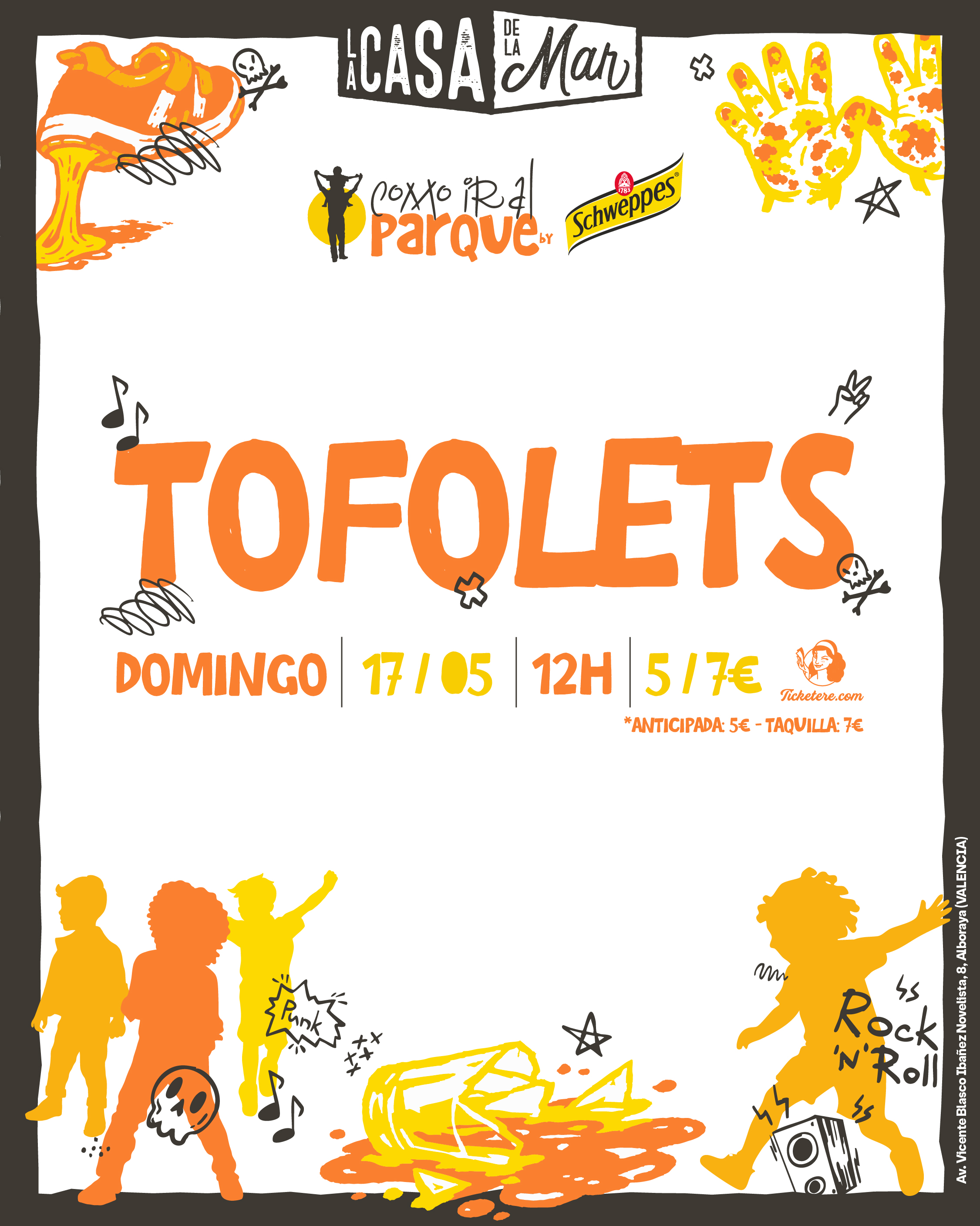 Cartel de COMO IR AL PARQUE- TOFOLETS